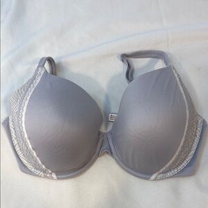 VS Body by Victoria, lined perfect coverage, periwinkle blue & lace, Size 34DD